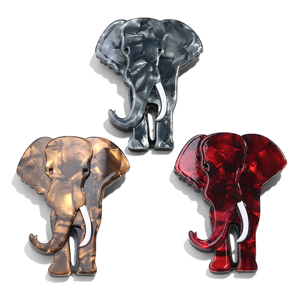 Gentle Giant Elephant Pin - 3 colors - Hello Baabs LLC 
