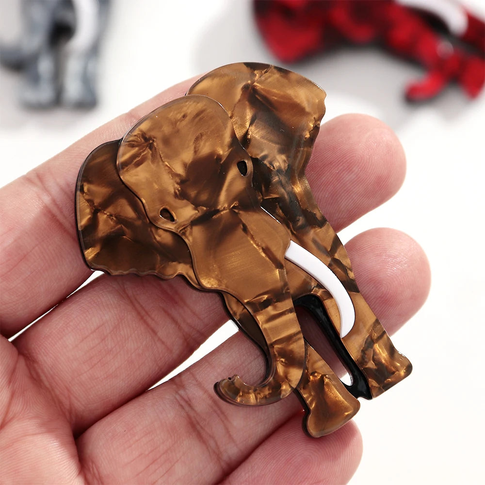 Gentle Giant Elephant Pin - 3 colors - Hello Baabs LLC 