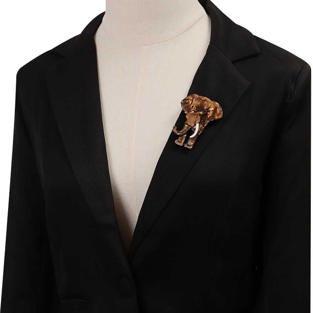 Gentle Giant Elephant Pin - 3 colors - Hello Baabs LLC 