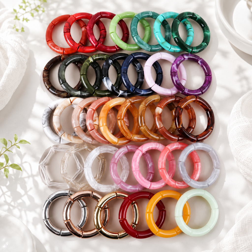 Geo Glow Bamboo Stretch - 19 colors - Hello Baabs LLC 