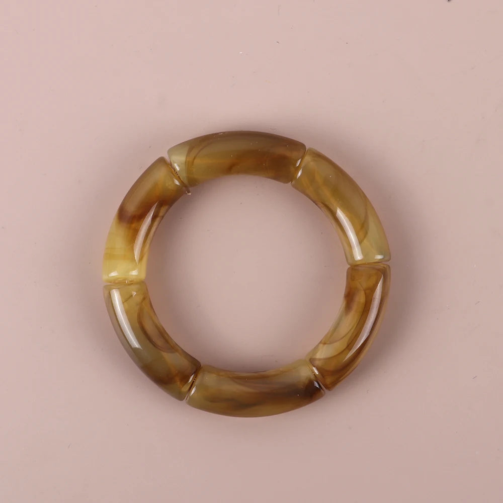 Geo Glow Bamboo Stretch Bangles - 19 colors - hello baabs 