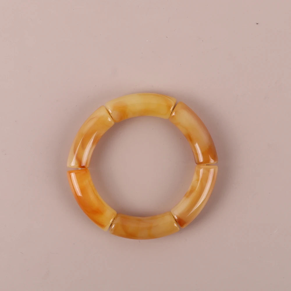Geo Glow Bamboo Stretch Bangles - 19 colors - hello baabs 