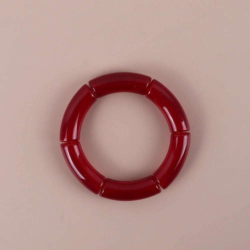 Geo Glow Bamboo Stretch Bangles - 19 colors - hello baabs 