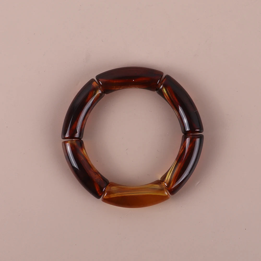 Geo Glow Bamboo Stretch Bangles - 19 colors - hello baabs 