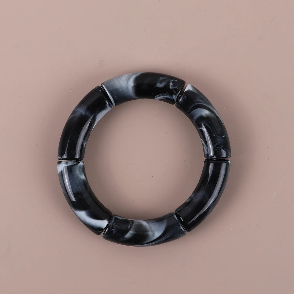 Geo Glow Bamboo Stretch Bangles - 19 colors - hello baabs 
