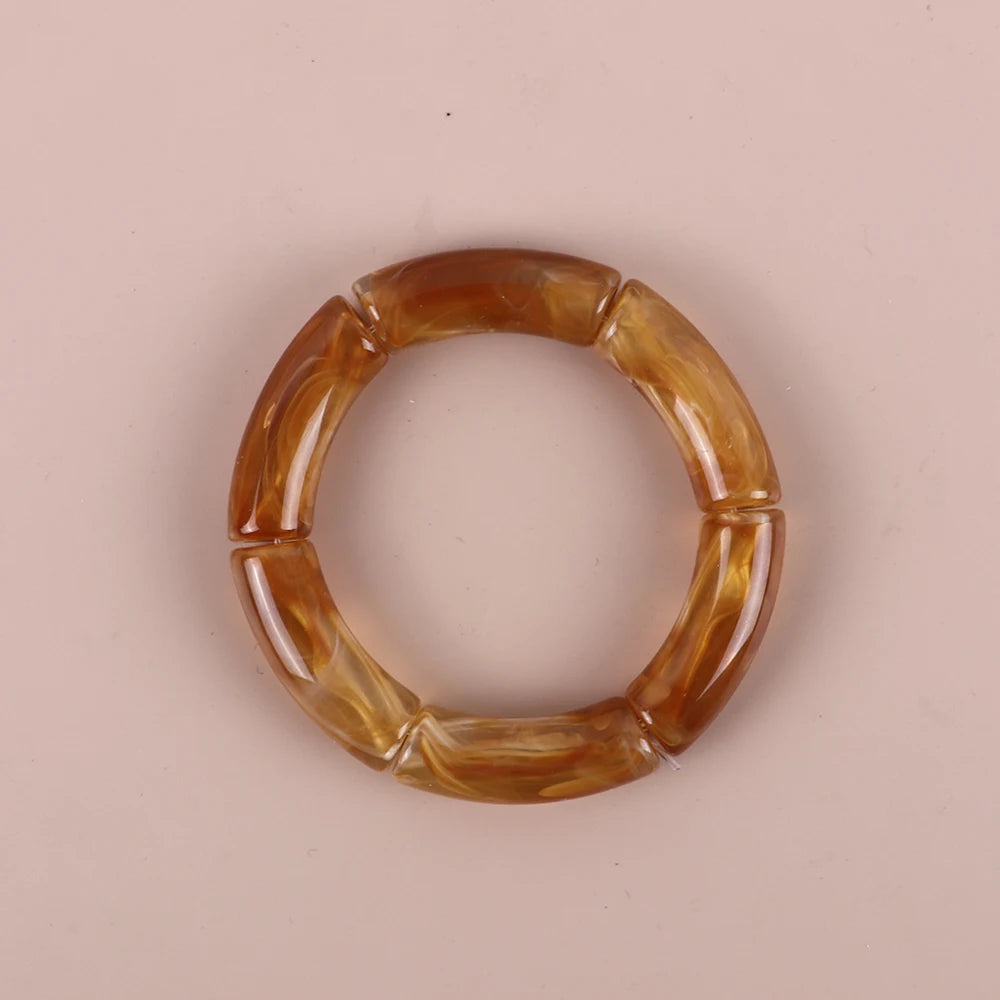 Geo Glow Bamboo Stretch Bangles - 19 colors - hello baabs 
