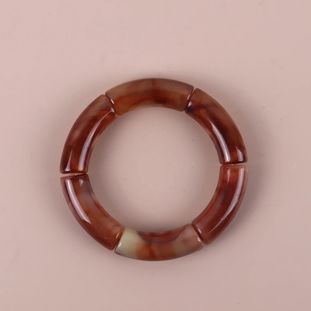Geo Glow Bamboo Stretch Bangles - 19 colors - hello baabs 