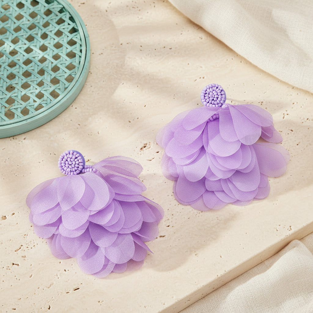 Gilded Bloom Dangles - 5 colors - Hello Baabs