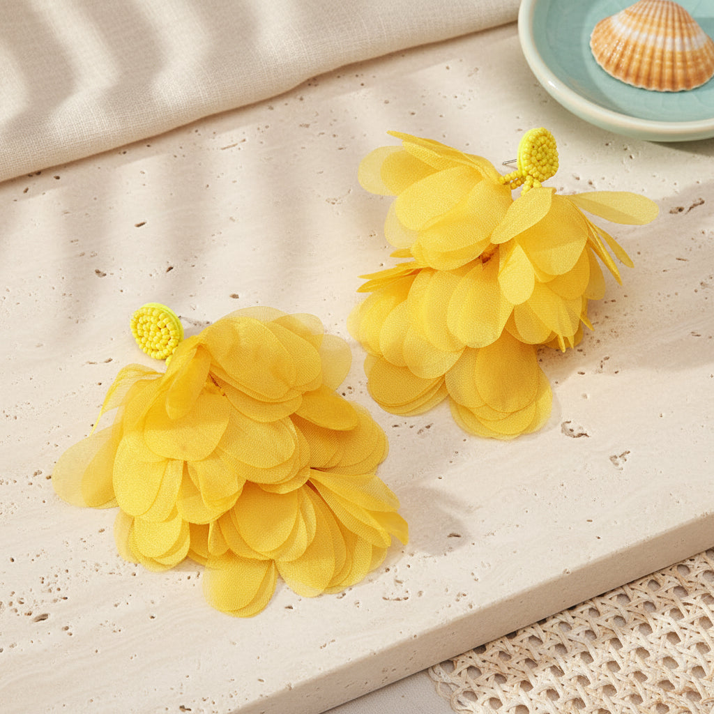 Gilded Bloom Dangles - 5 colors - Hello Baabs