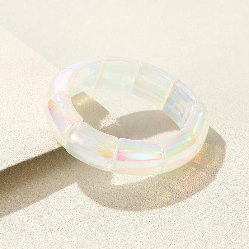 Gilded Groove Stretch Bracelet - 8 color variants - Hello Baabs LLC 