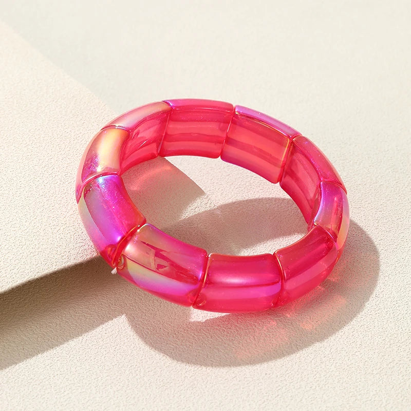 Gilded Groove Stretch Bracelet - 8 color variants - Hello Baabs LLC 