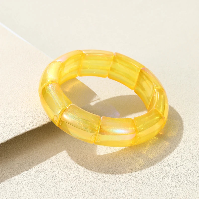 Gilded Groove Stretch Bracelet - 8 color variants - Hello Baabs LLC 