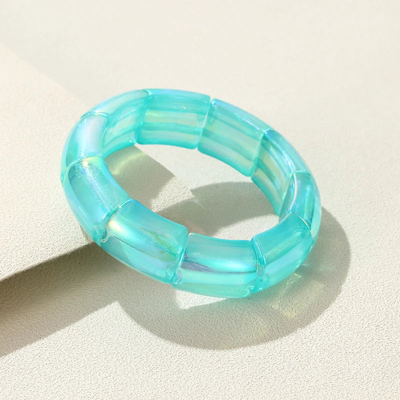 Gilded Groove Stretch Bracelet - 8 color variants - Hello Baabs LLC 
