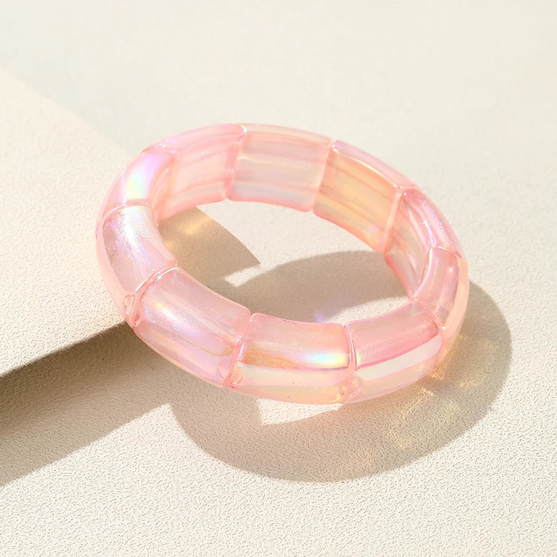 Gilded Groove Stretch Bracelet - 8 color variants - Hello Baabs LLC 