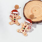 Gingerbread Cheer Earrings - Hello Baabs