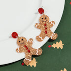 Gingerbread Cheer Earrings - hello baabs 