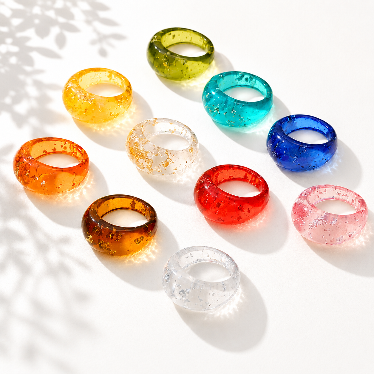 Glaze Phase Ring (size 8) - 20 colors - Hello Baabs