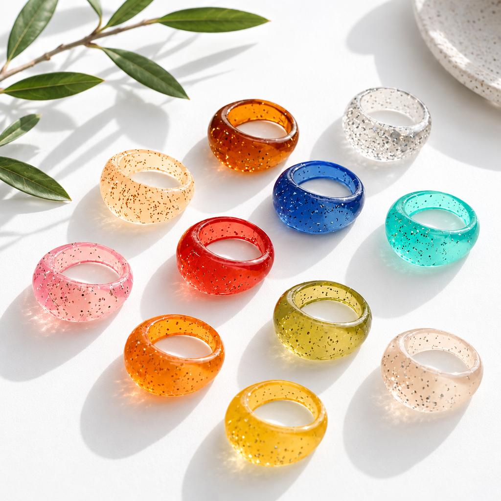 Glaze Phase Ring (size 8) - 20 colors - Hello Baabs
