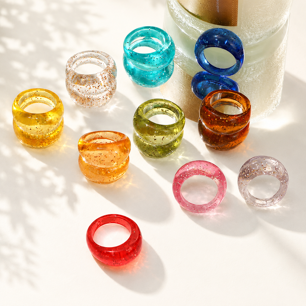 Glaze Phase Ring (size 8) - 20 colors - Hello Baabs