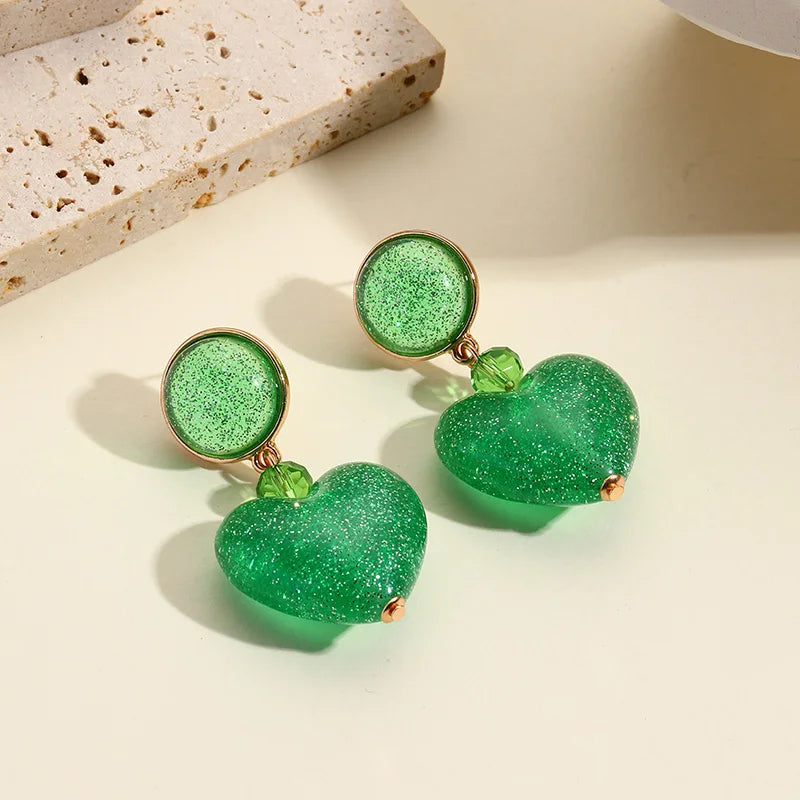 Glitter Heart Drops - 8 colors - Hello Baabs