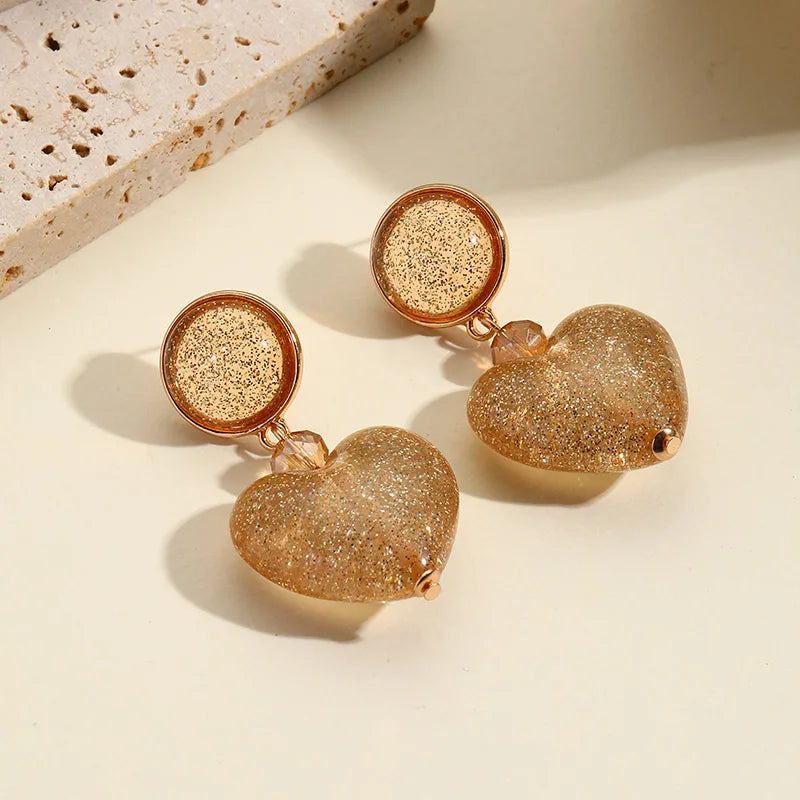 Glitter Heart Drops - 8 colors - Hello Baabs