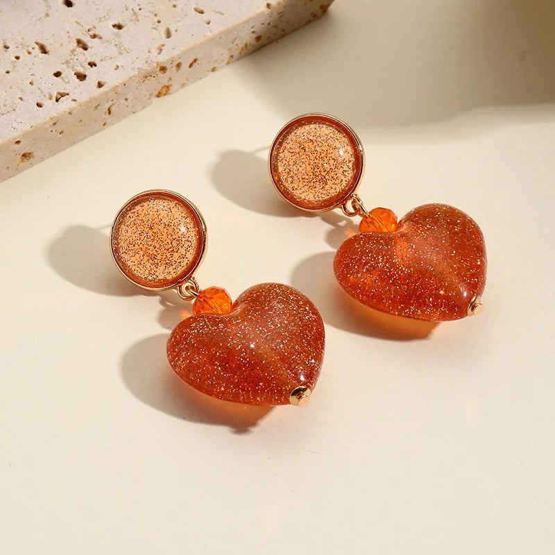 Glitter Heart Drops - 8 colors - Hello Baabs