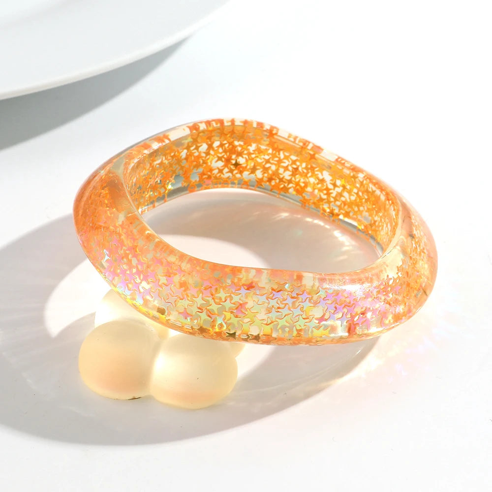 Glitter Riot Bangle (2.70" diameter) - 6 colors - Hello Baabs LLC 