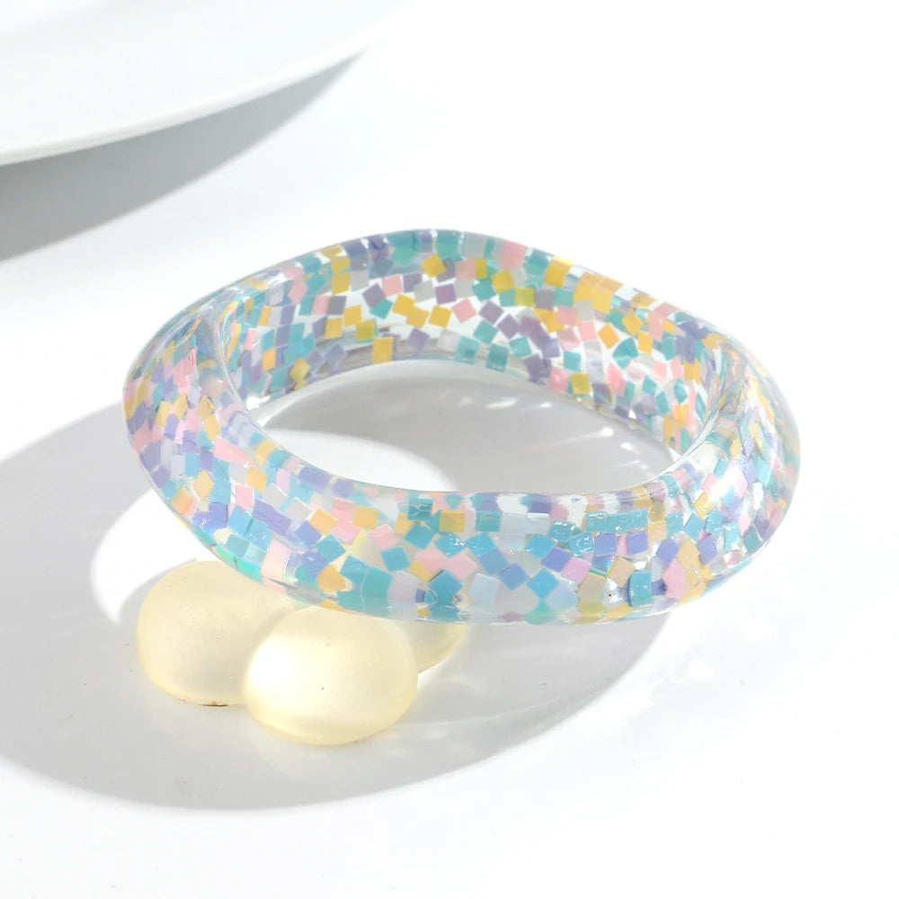 Glitter Riot Bangle (2.70" diameter) - 6 colors - Hello Baabs LLC 