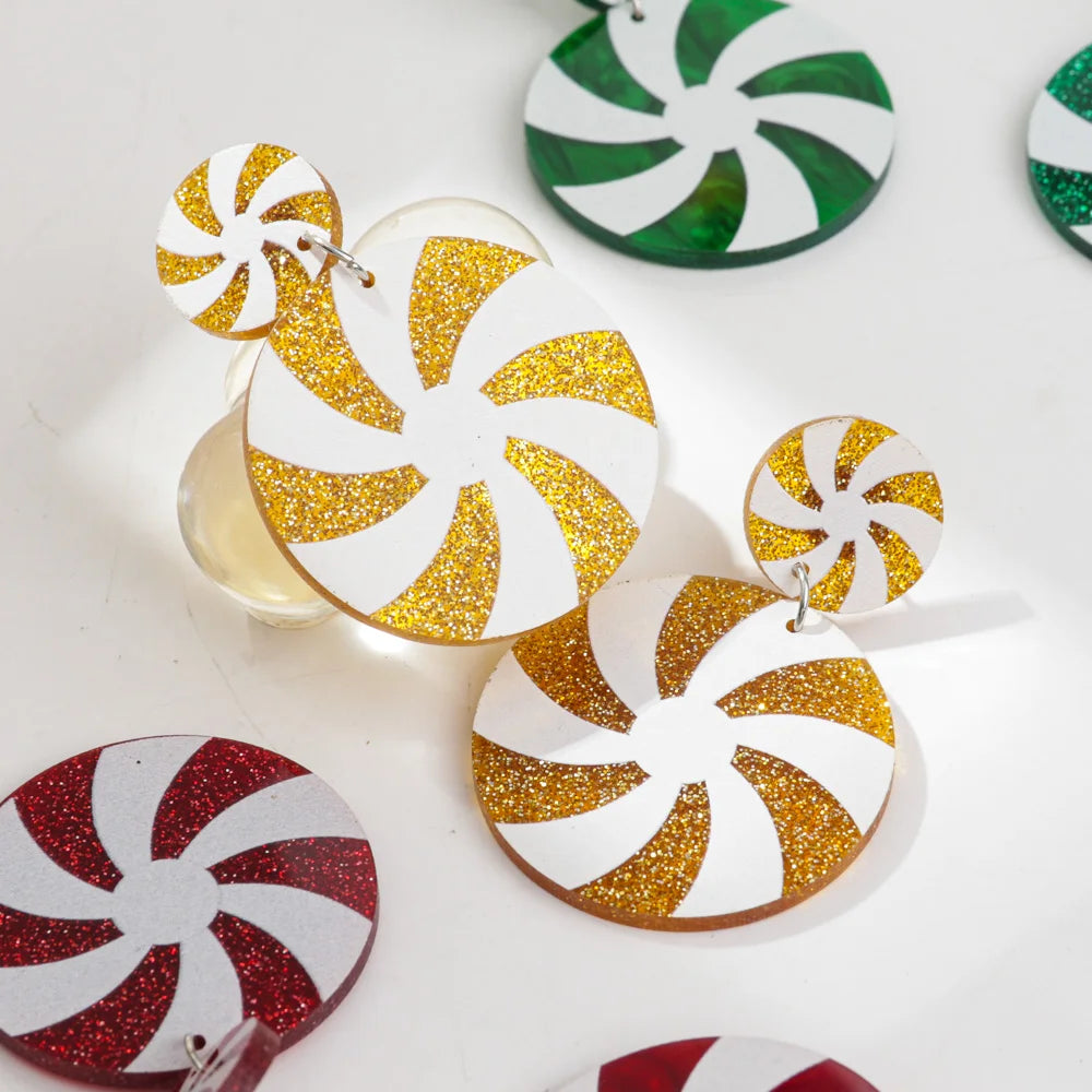 Glittery Holiday Whirls - 3 colors - hello baabs 