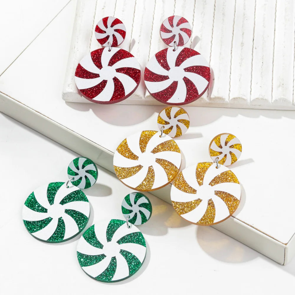 Glittery Holiday Whirls - 3 colors - hello baabs 