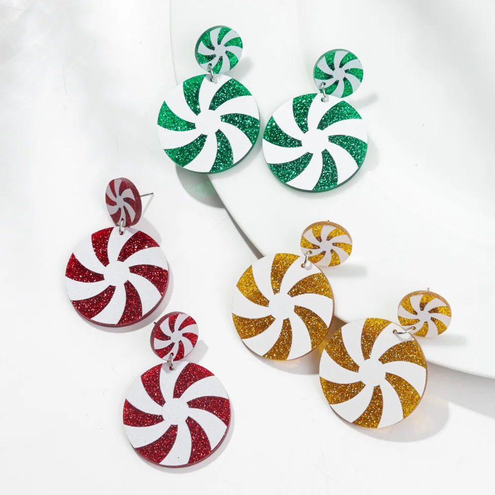 Glittery Holiday Whirls - 3 colors - hello baabs 
