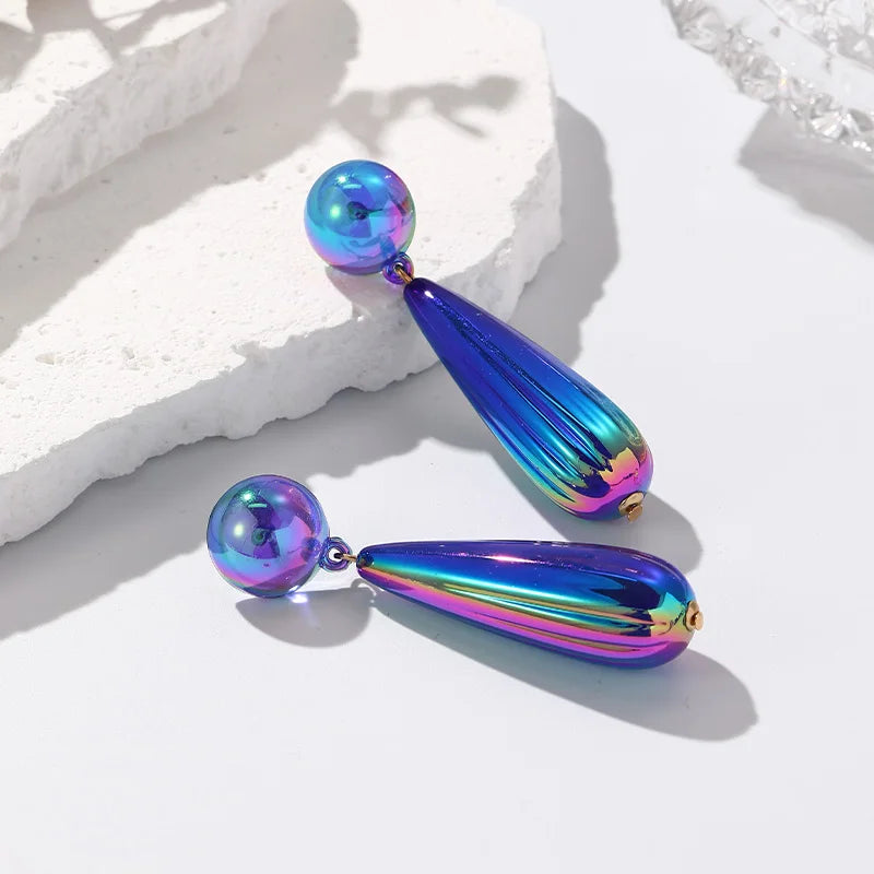 Glow Shift Earrings (2 sizes) - 12 colors - Hello Baabs