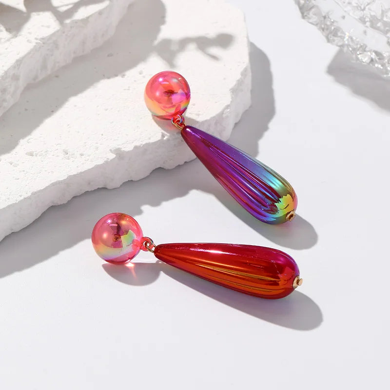 Glow Shift Earrings (2 sizes) - 12 colors - Hello Baabs