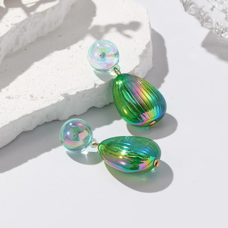 Glow Shift Earrings (2 sizes) - 12 colors - Hello Baabs