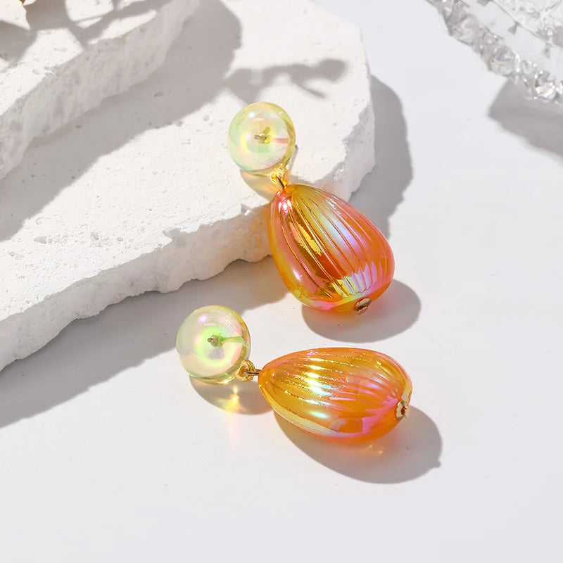 Glow Shift Earrings (2 sizes) - 12 colors - Hello Baabs