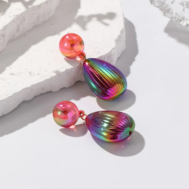 Glow Shift Earrings (2 sizes) - 12 colors - Hello Baabs