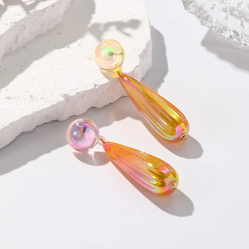 Glow Shift Earrings (2 sizes) - 12 colors - Hello Baabs