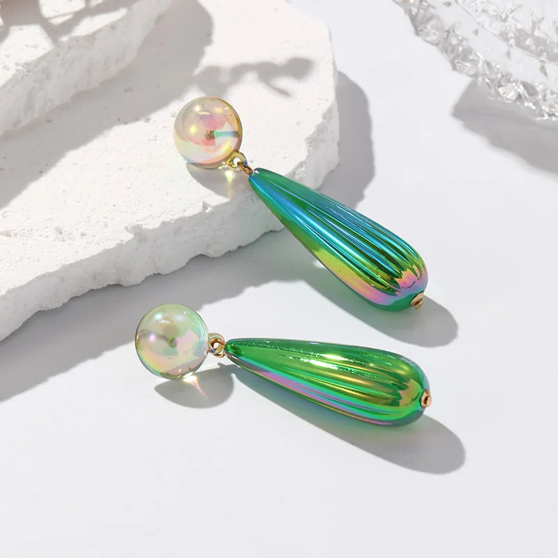 Glow Shift Earrings (2 sizes) - 12 colors - Hello Baabs