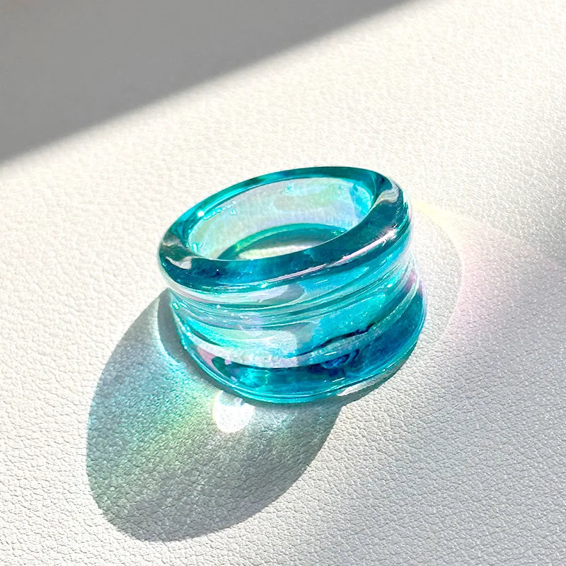 Glowbound Stack Ring (size 7) - 8 colors - Hello Baabs LLC 