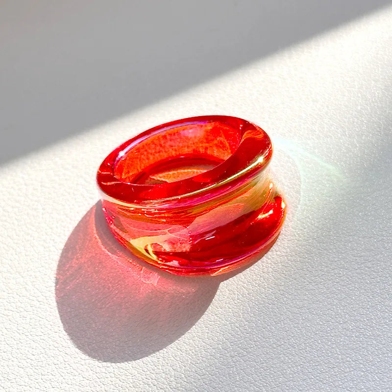 Glowbound Stack Ring (size 7) - 8 colors - Hello Baabs LLC 