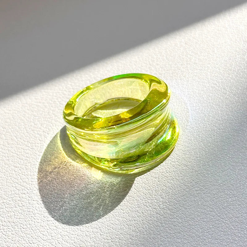 Glowbound Stack Ring (size 7) - 8 colors - Hello Baabs LLC 