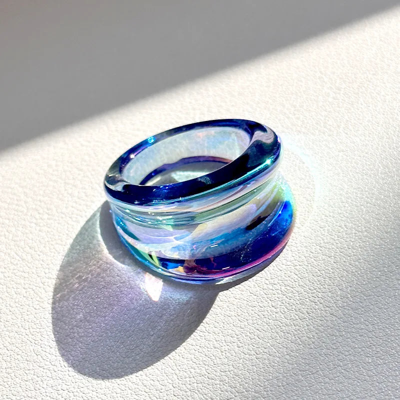 Glowbound Stack Ring (size 7) - 8 colors - Hello Baabs LLC 