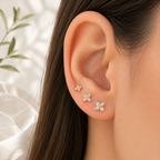 Golden Bloom Stud Set - Hello Baabs