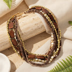 Golden Canyon Layers Necklace - 3 colors - Hello Baabs