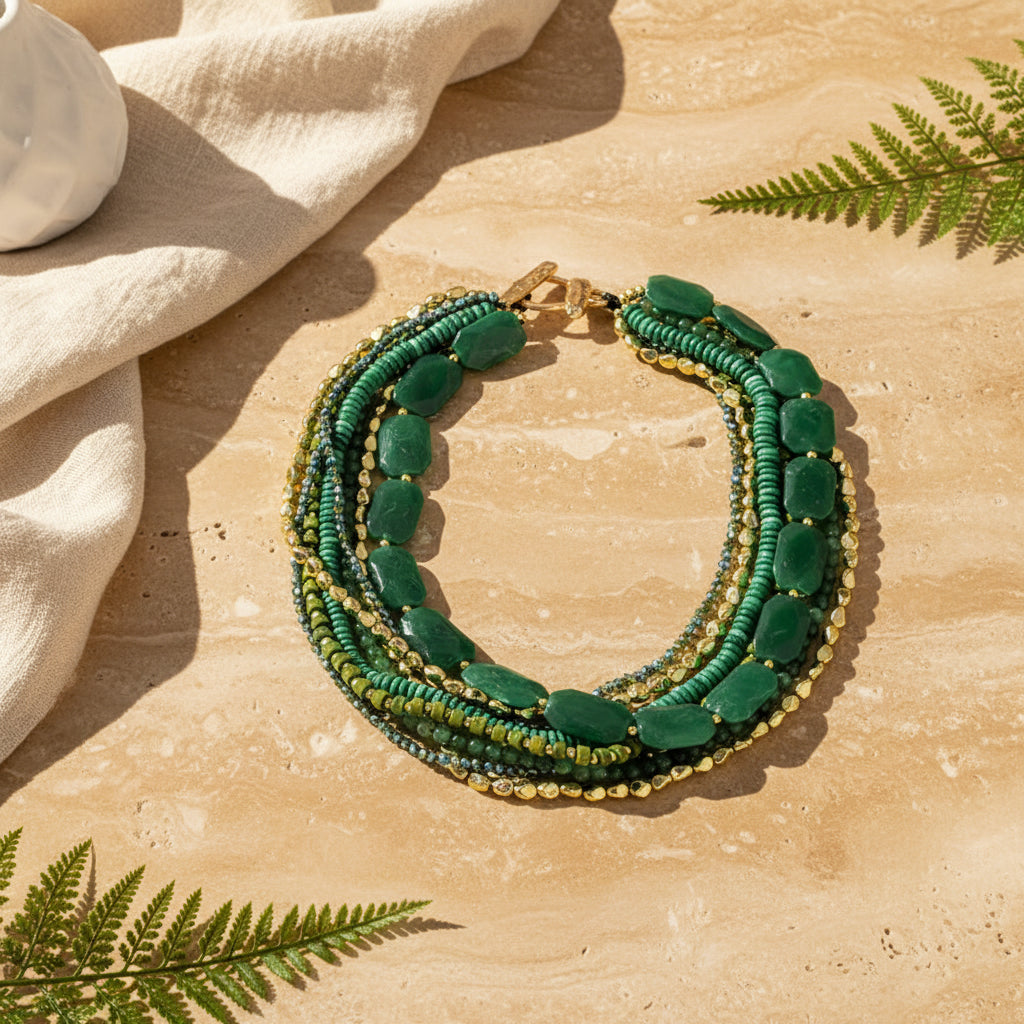 Golden Canyon Layers Necklace - 3 colors - Hello Baabs