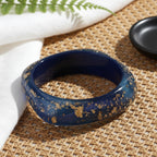 Golden Confetti Bangle Slim Square (2.70" diameter) - 8 colors - Hello Baabs