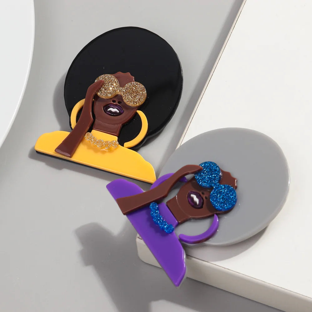 Golden Hour Glow Brooch - 2 colors - Hello Baabs LLC 