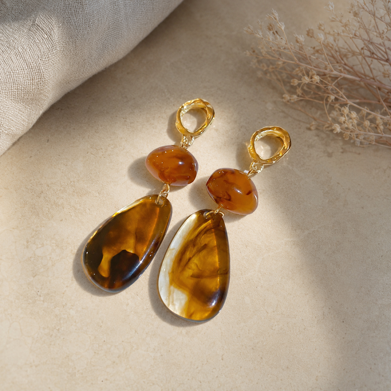 Golden Melt Earrings - 2 colors - Hello Baabs