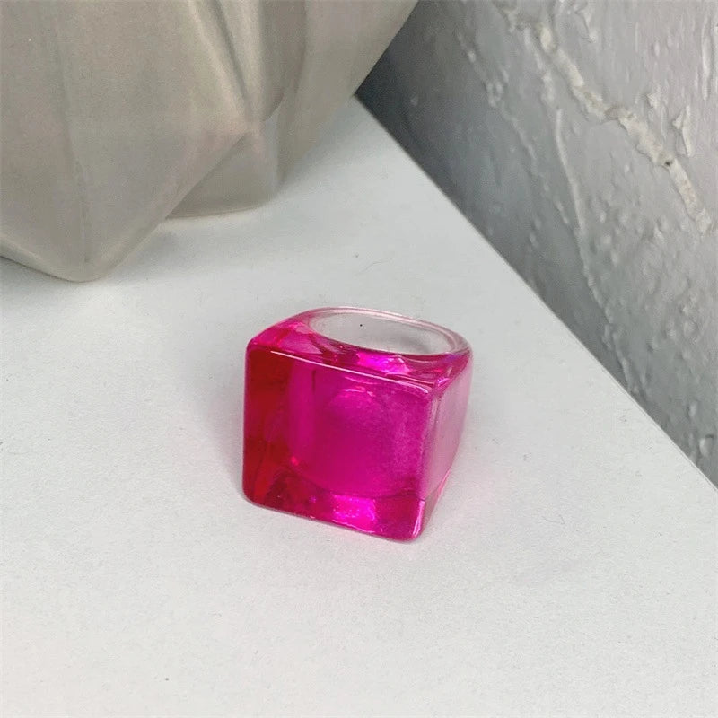 Gradient Pop Ring (size 6.5) - 5 colors - Hello Baabs LLC 