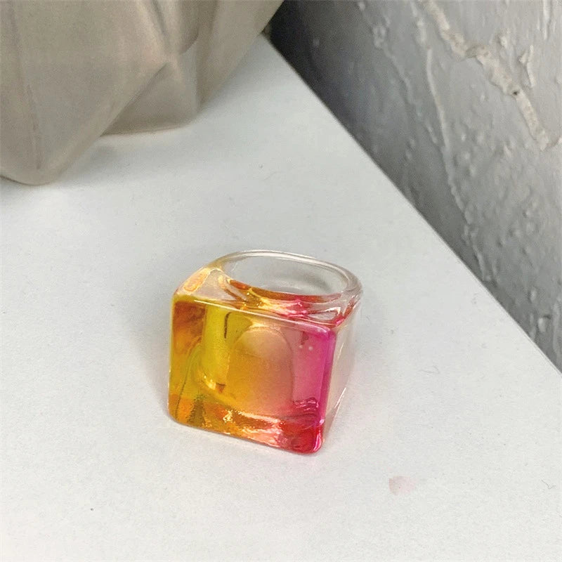 Gradient Pop Ring (size 6.5) - 5 colors - Hello Baabs LLC 